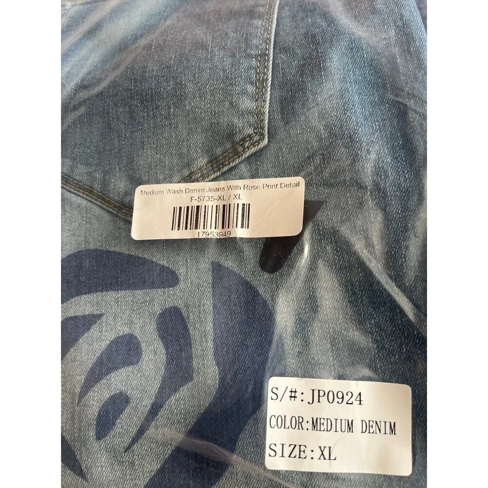 OLI & HALI jeans OH! jeans Oli and Hali pants OLI HALI jeans floral OLI&hali XL